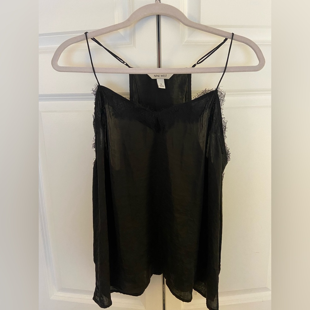 Nine West Black Lace tank